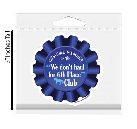 Horse 3" Sticker Waterproof | Haul to Show | Cello Sleeved