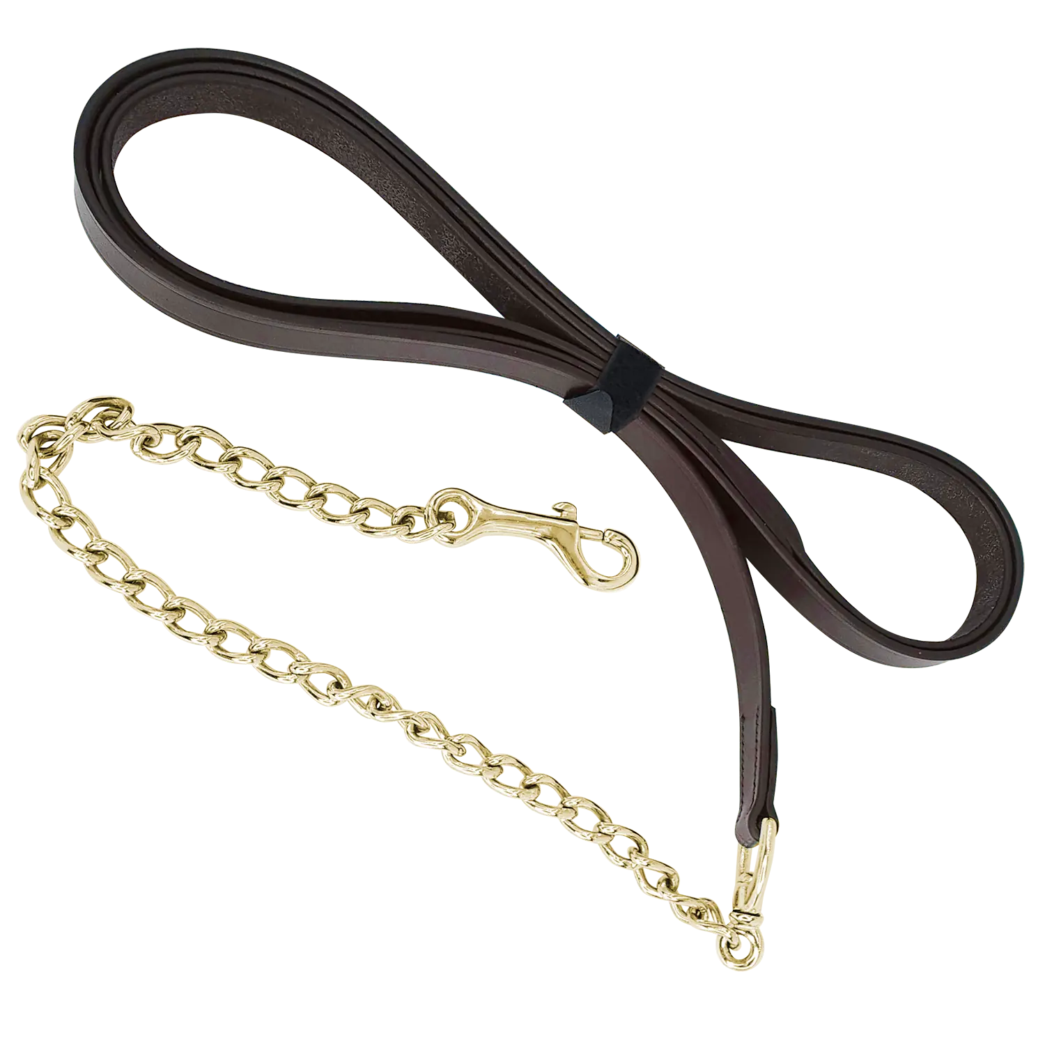 Eco 9' Leather Lead with Chain