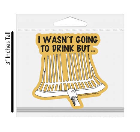 Horse 3" Sticker Waterproof | Drinking | Cello Sleeved