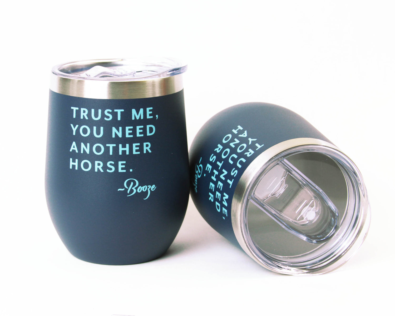 Wine tumbler funny horse sayings