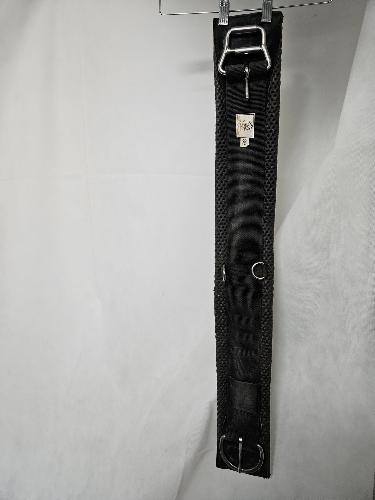 Western cinch 36" Black rubber with roller buckle