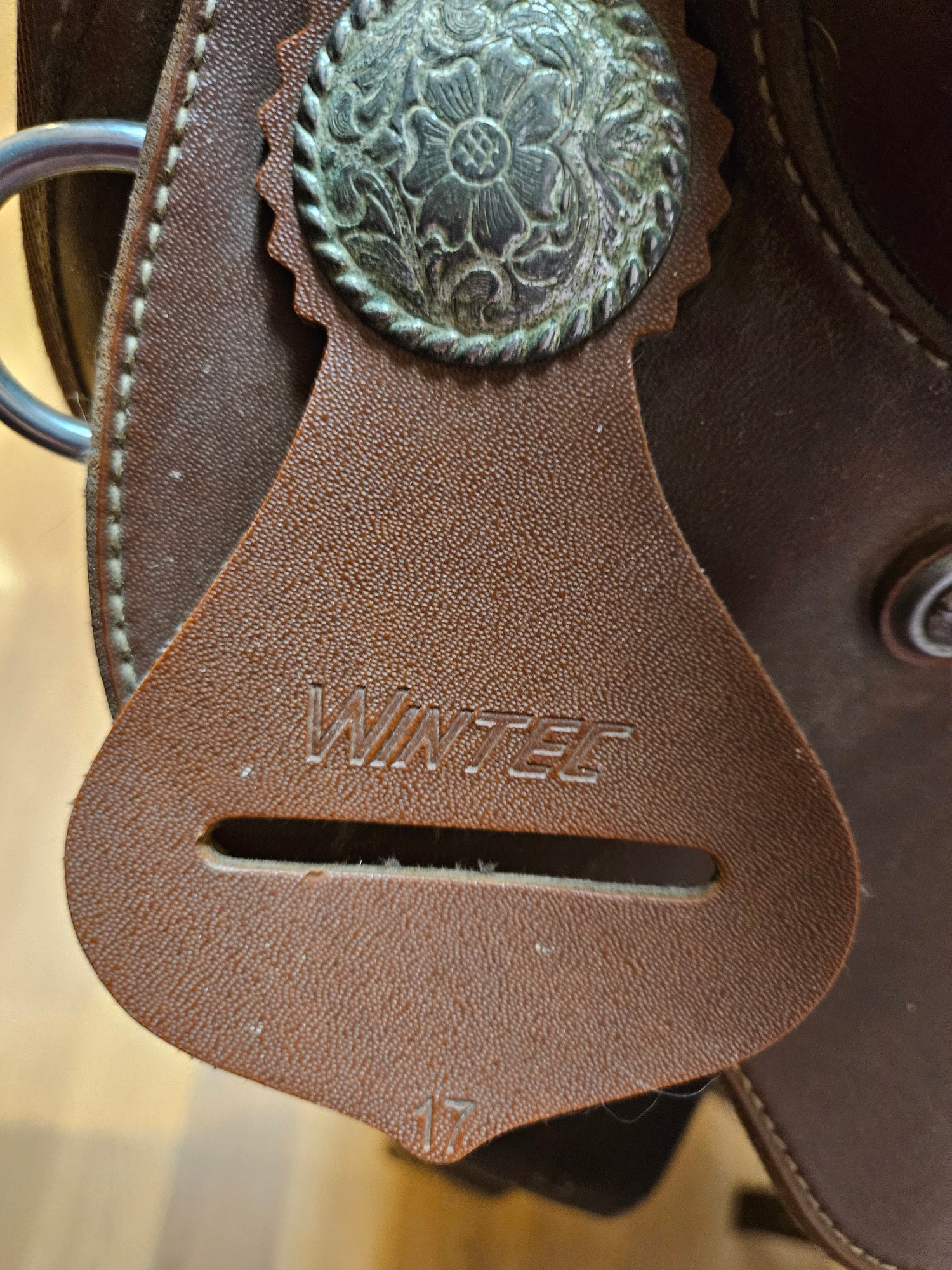 Saddle - Western 17" Wintec brown synthetic with fittings