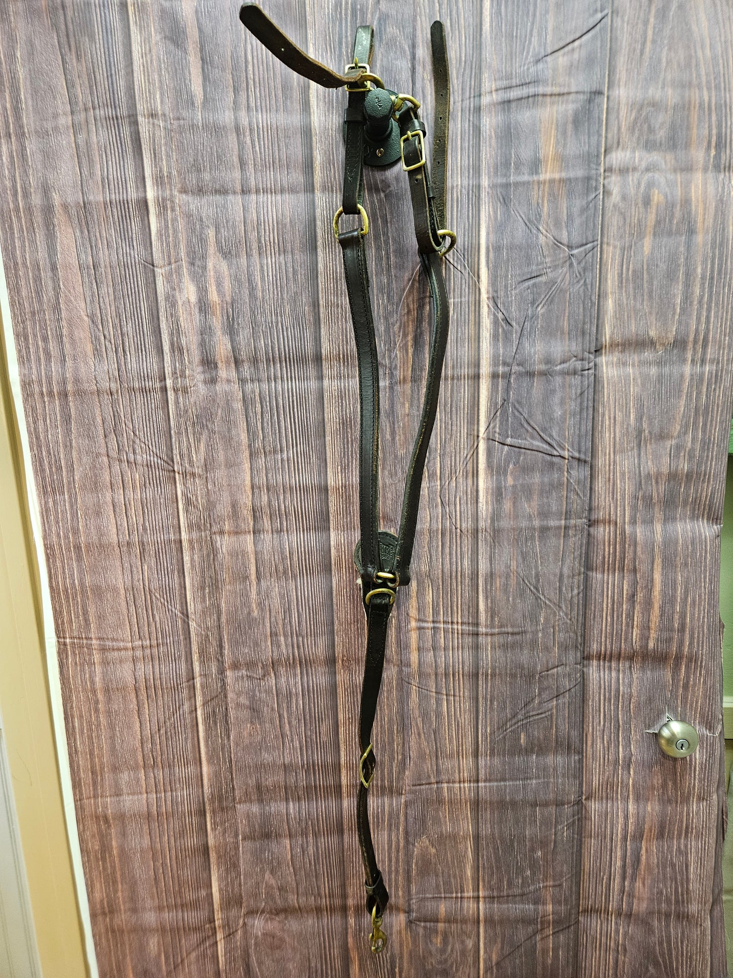 Breastcollar Dark oil Leather - Tucker