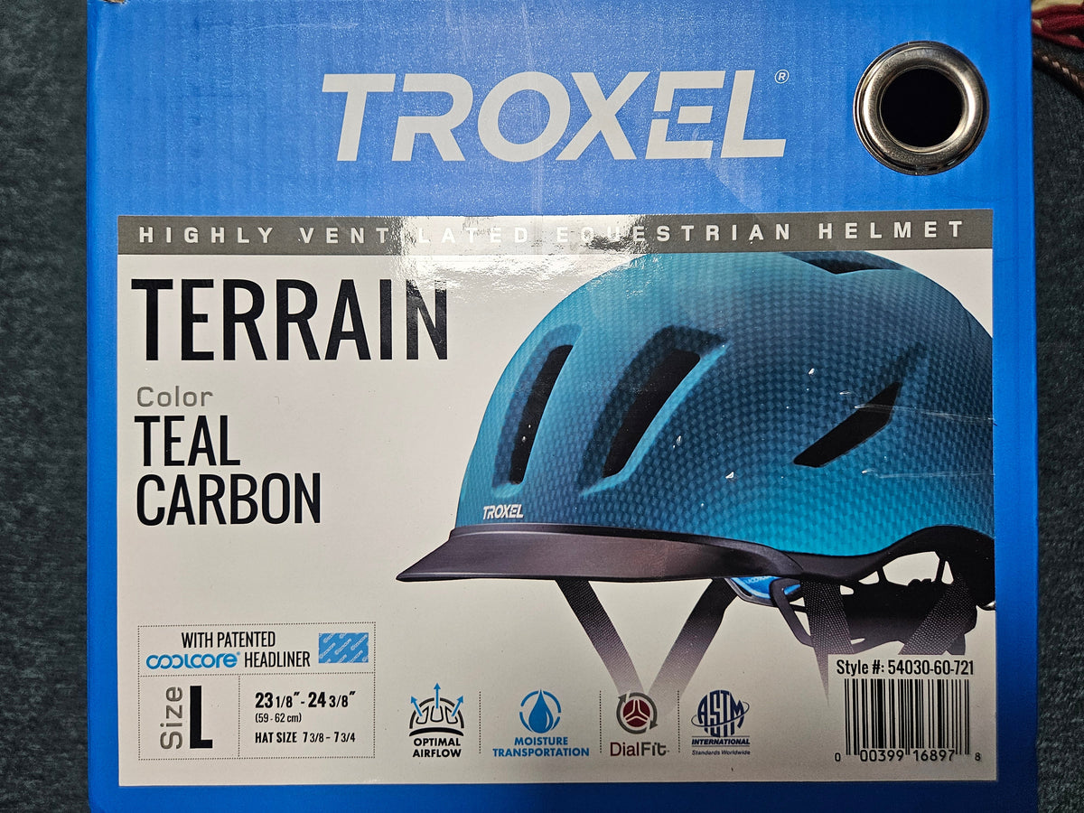 Troxel Terrain Helmet Teal Large