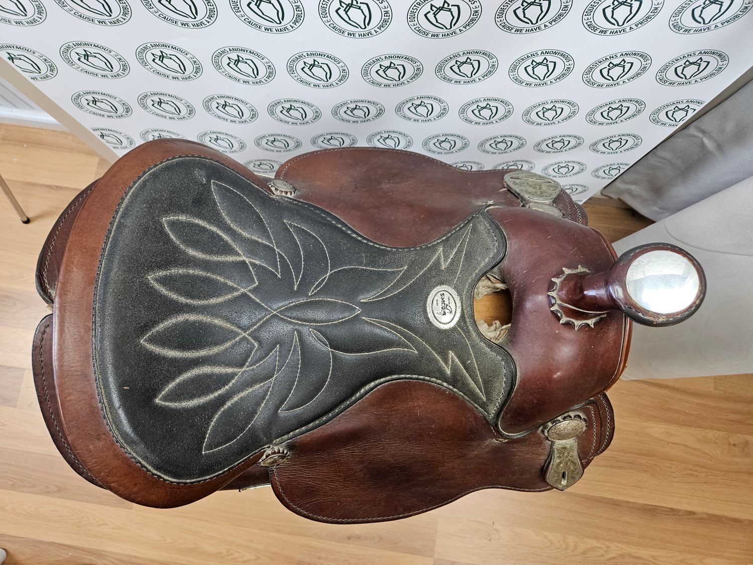 Saddle - Western 15" Simco trail round skirt