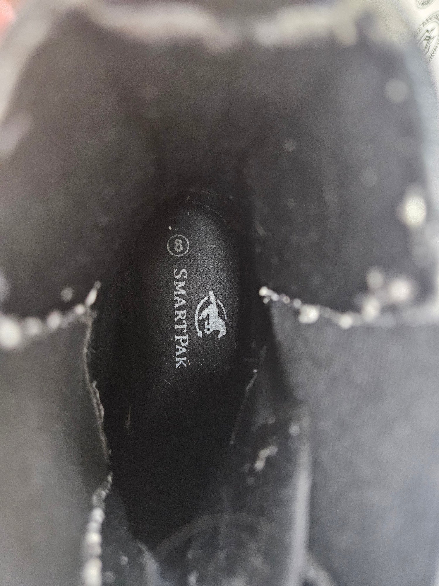 8 Women's Smartpak black paddock boots
