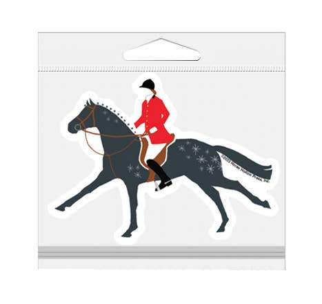 Horse Sticker Waterproof 3" | Fox Hunter | Cello Sleeved