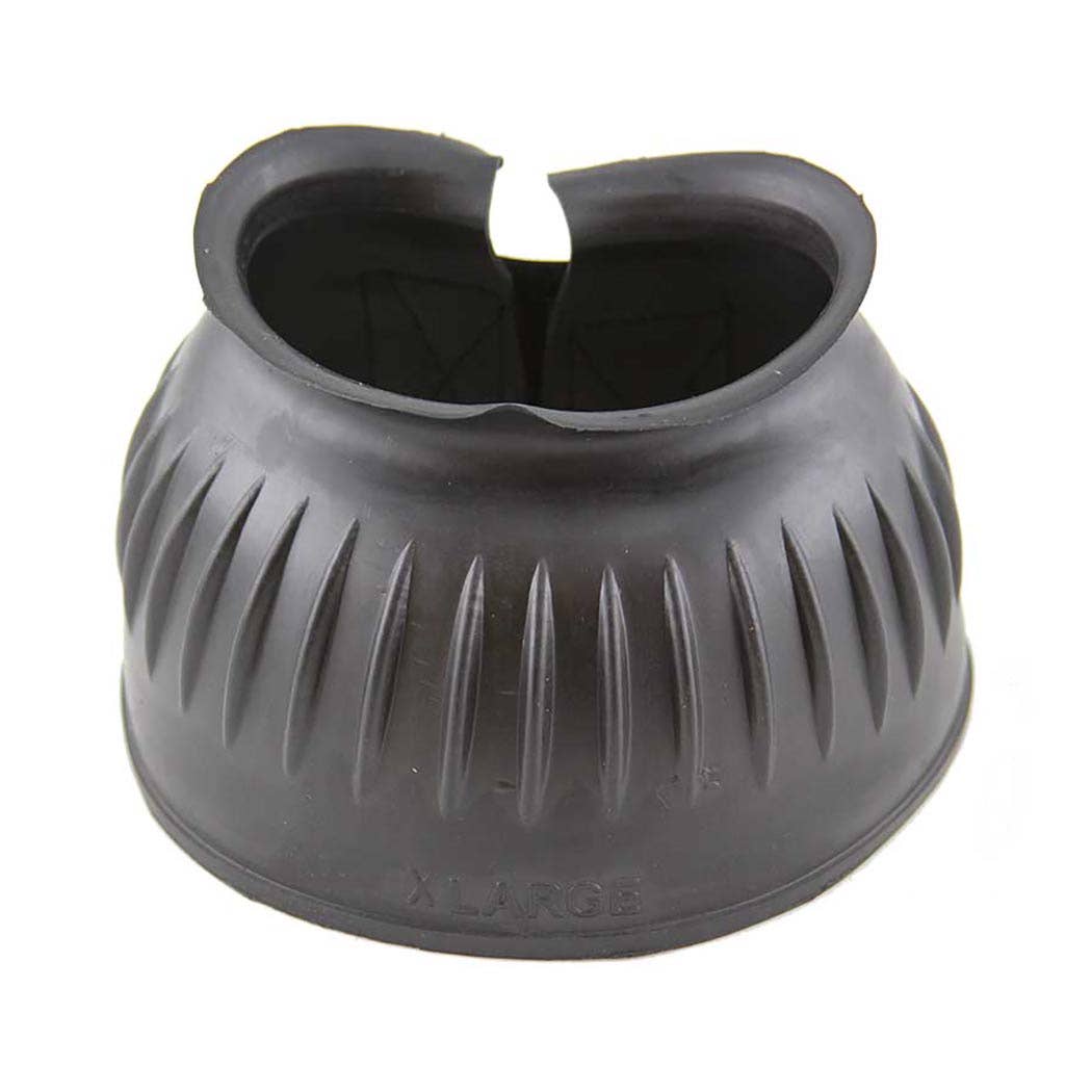 Double Velcro Ribbed Rubber Bell Boots