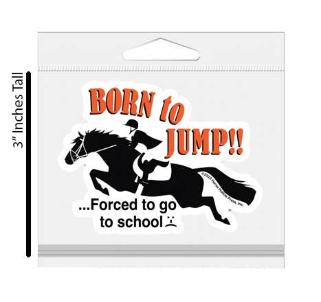 Horse Sticker Waterproof 3" | Horse Show | Cello Sleeved