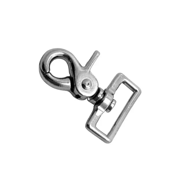 Scissor Swivel Snap Nickel plated