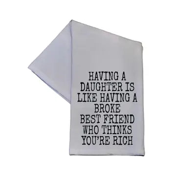 Having a Daughter is like having a broke best friend