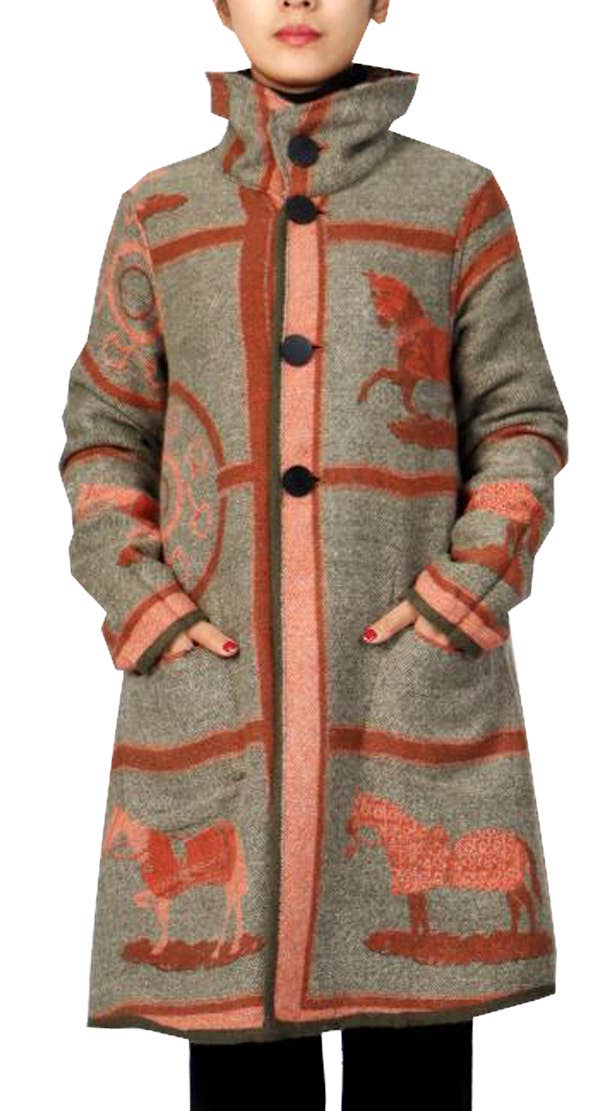 Equestrian Orange Reversible Coat – Gallop Collection