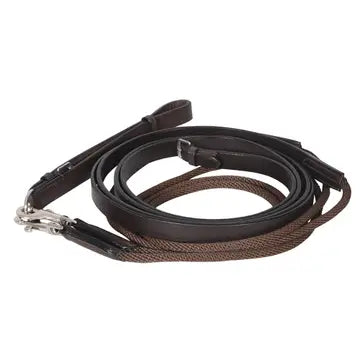 Henri de Rivel Advantage Draw Reins - Rounded Nylon available in 2 colors