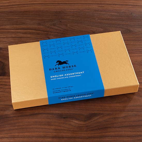 Dark Horse Chocolates English Asst. in Dark Chocolate 8 pcs