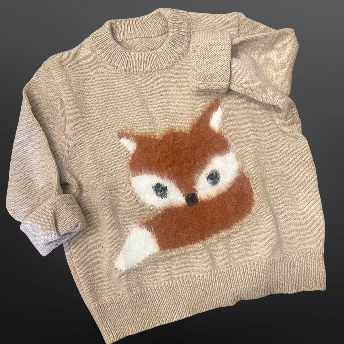 Tallyho Fox Equestrian Baby Sweater