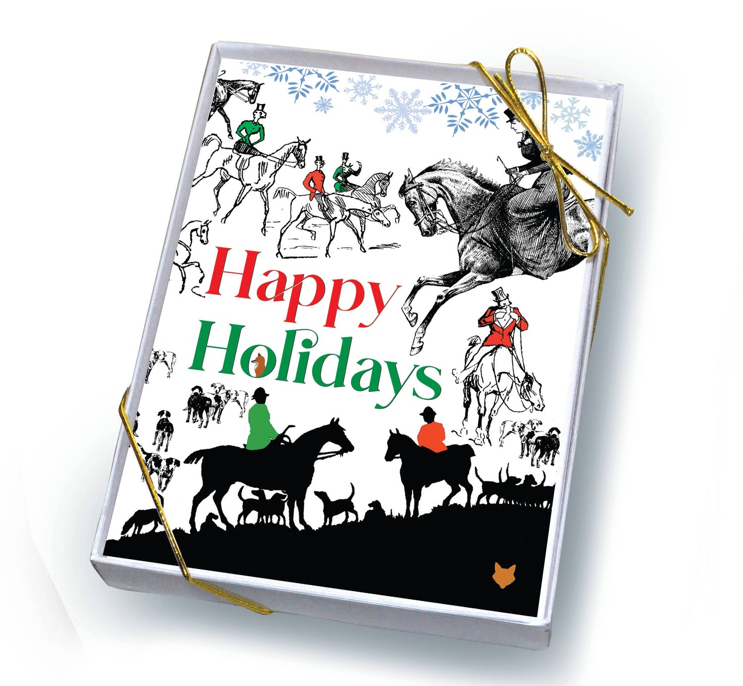 Horse Boxed Christmas Cards | Fox Hunter Jump | 8 Holiday