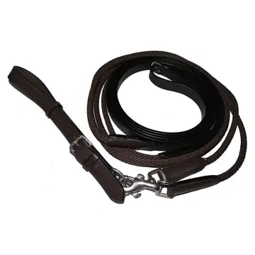 Henri de Rivel Advantage Draw Reins - Rounded Nylon available in 2 colors