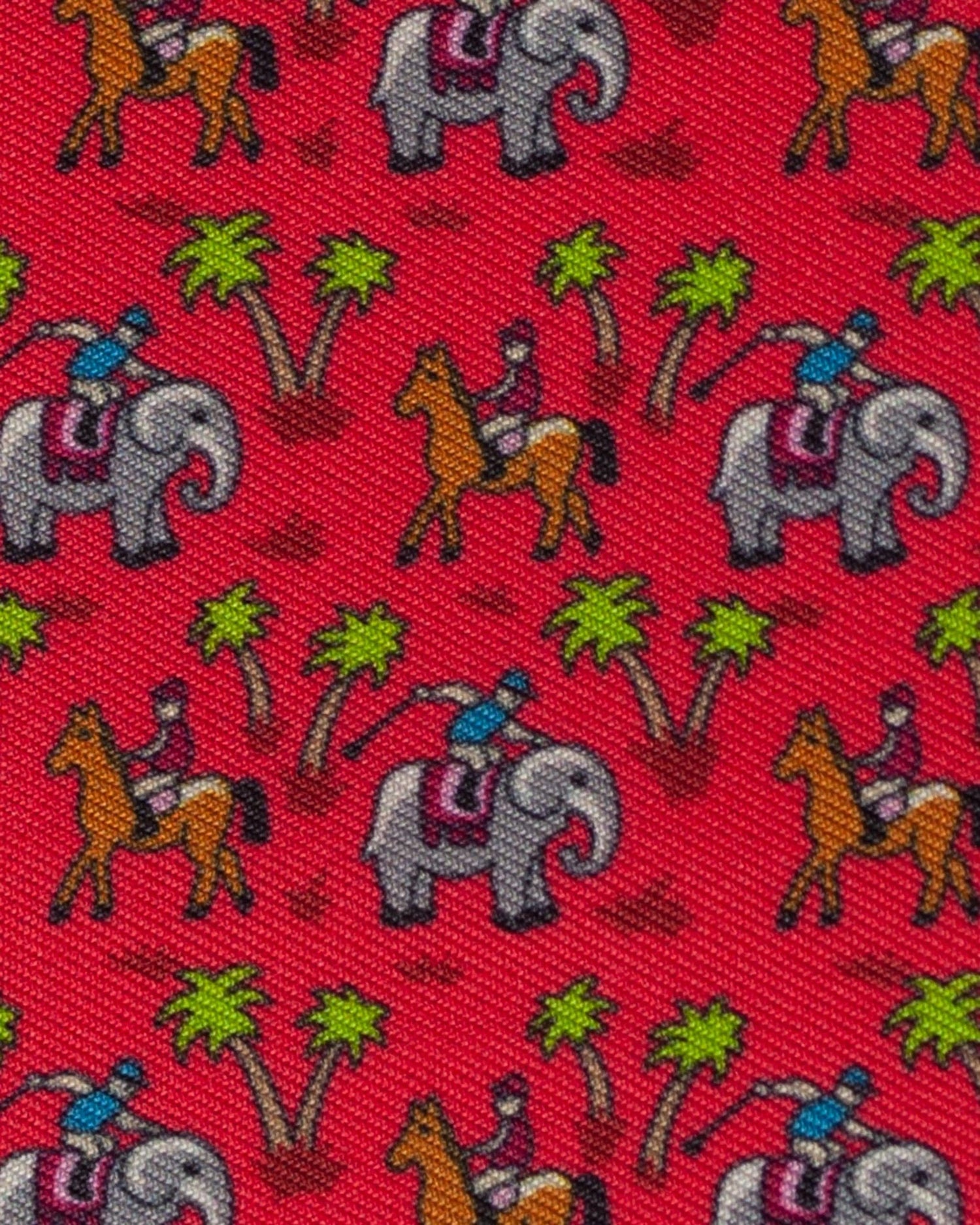 Safari Red Ladies Talent Yarn Straight Collar Long Sleeve Show Shirt