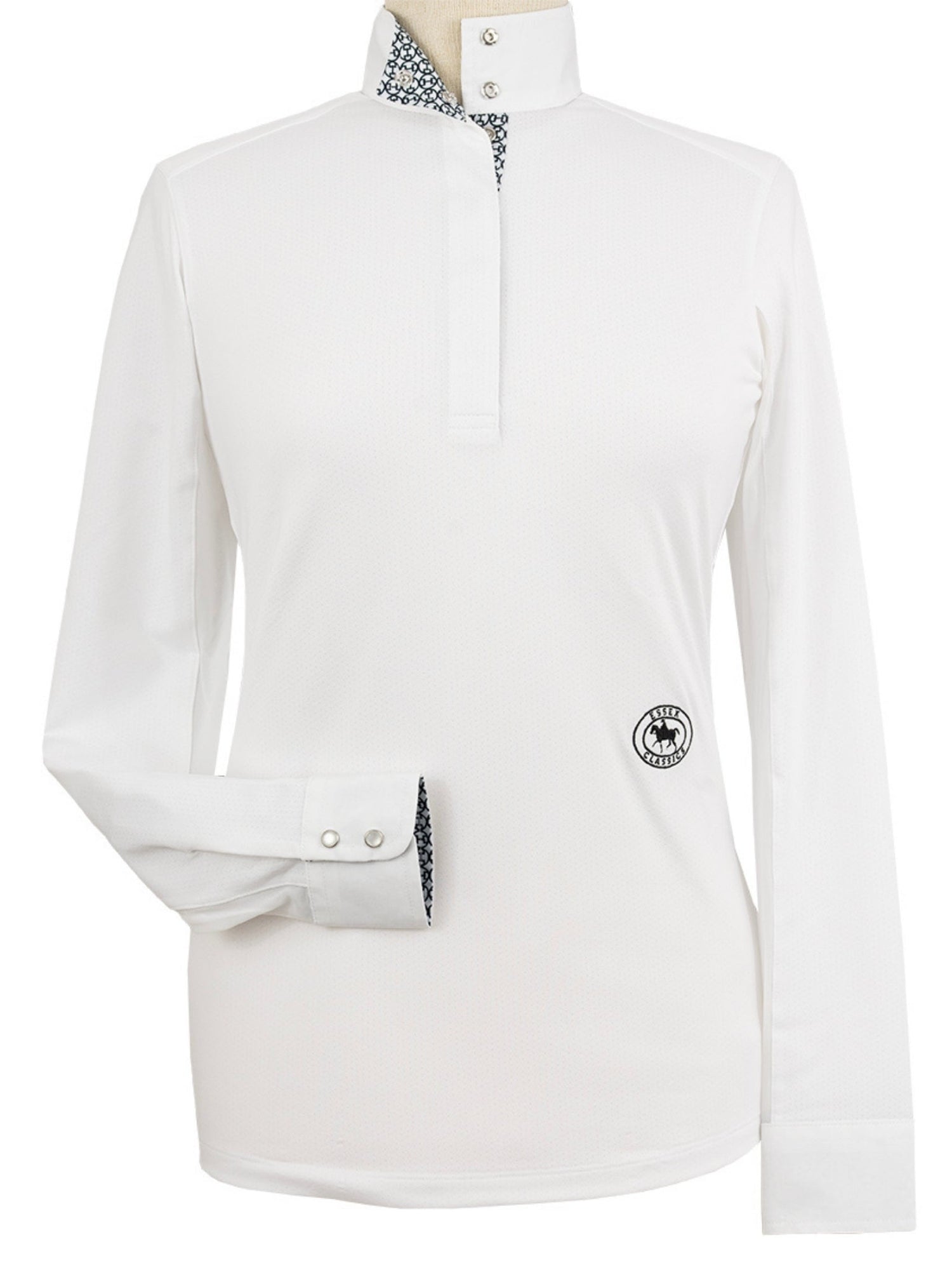 Bit By Bit Ladies Talent Yarn Straight Collar Long Sleeve Show Shirt