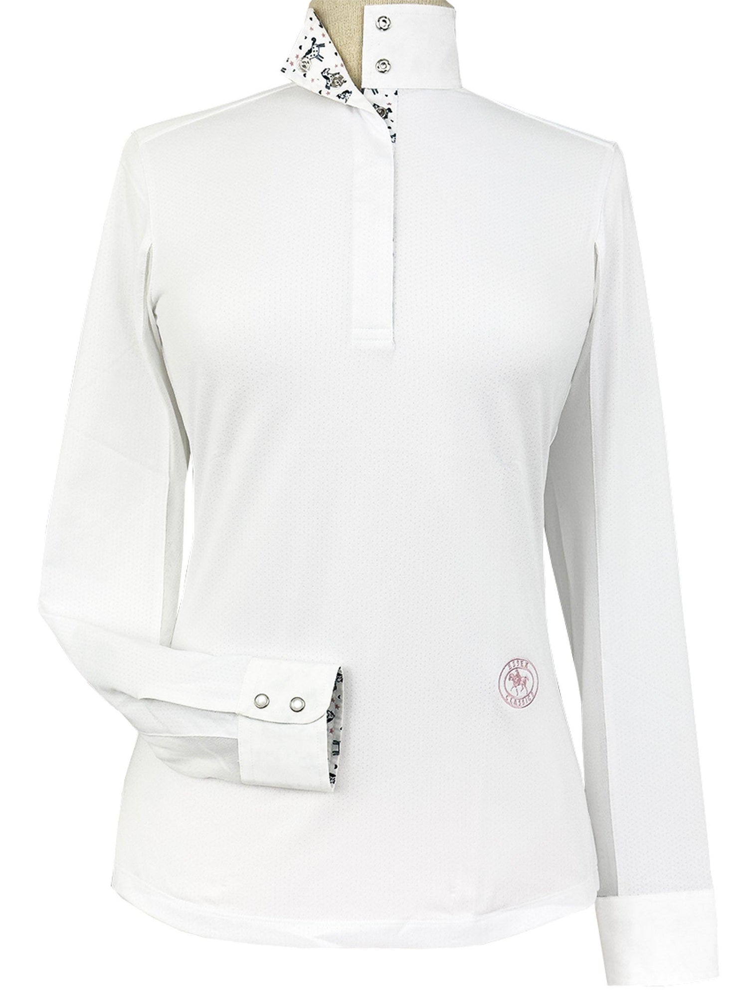 Unicorns Ladies Talent Yarn Straight Collar Long Sleeve Show Shirt