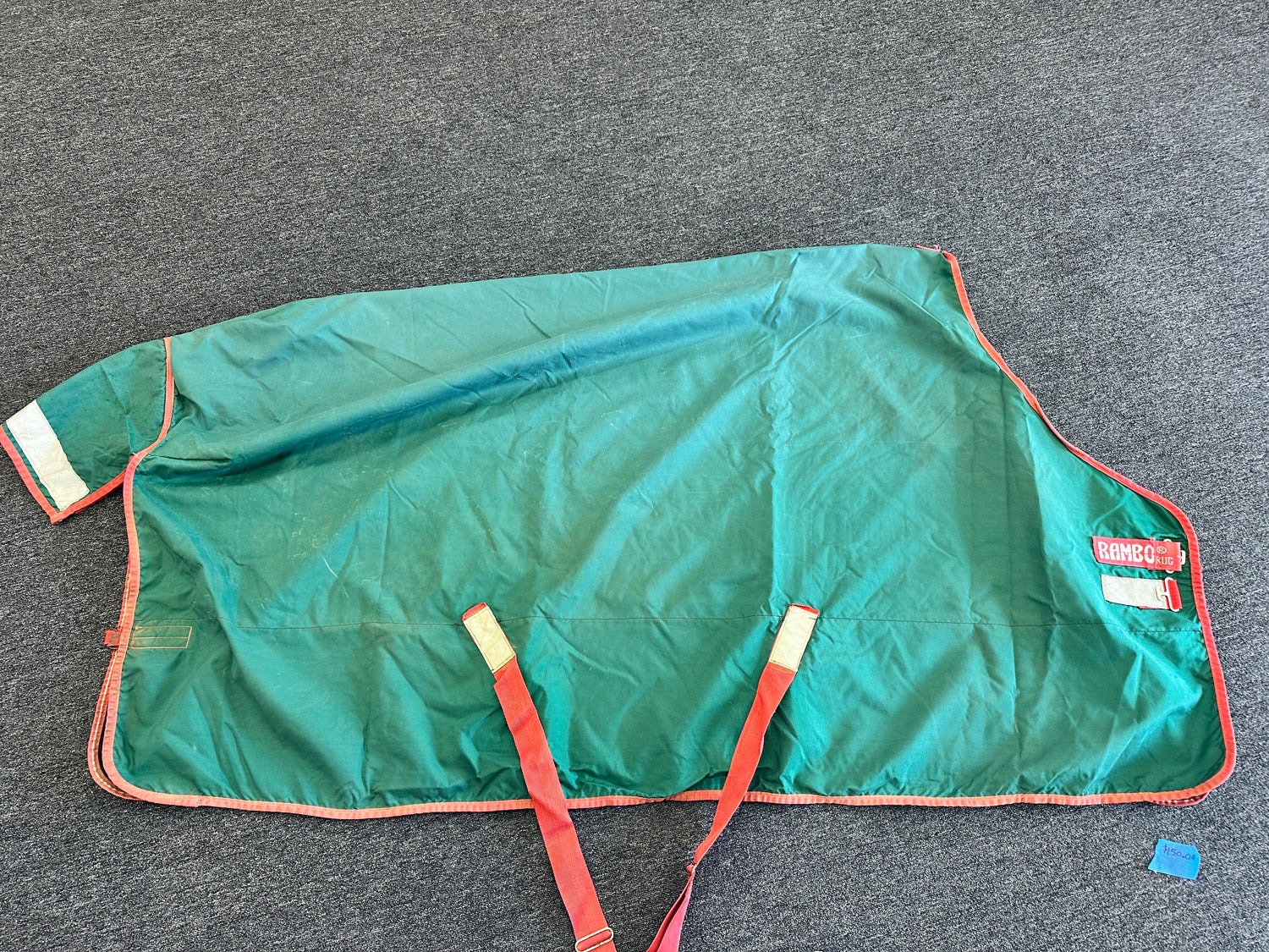 Rambo Green Rain Sheet Size 75 in good repair