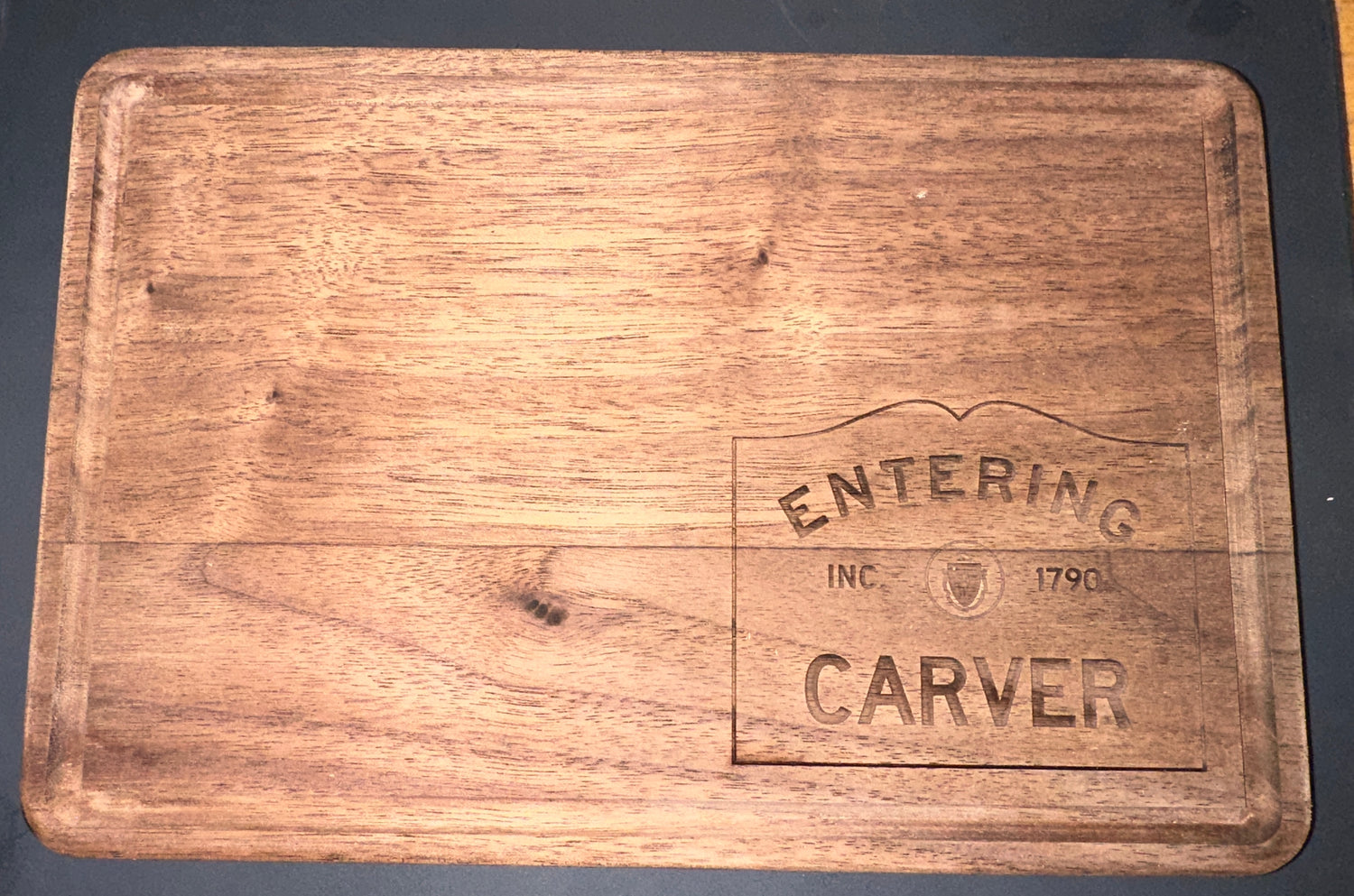 Entering Carver - Cutting and Charcuterie boards