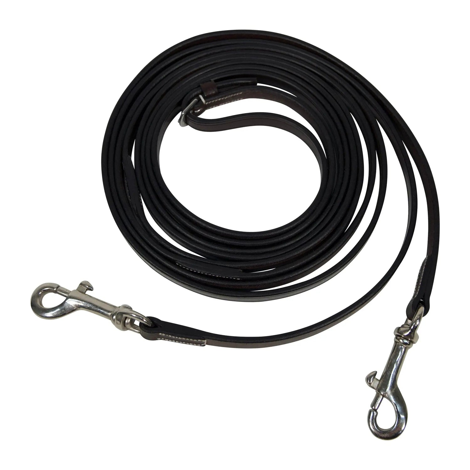 Huntley Equestrian Sedgwick Leather Draw Reins With Snap Ends