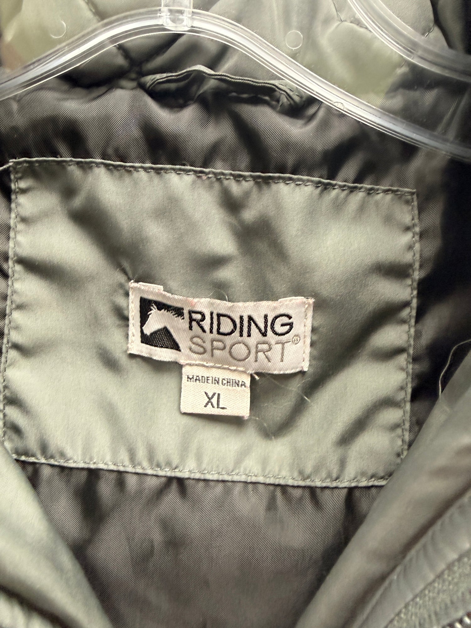 XL Youth Grey Riding Sport Winter jacket