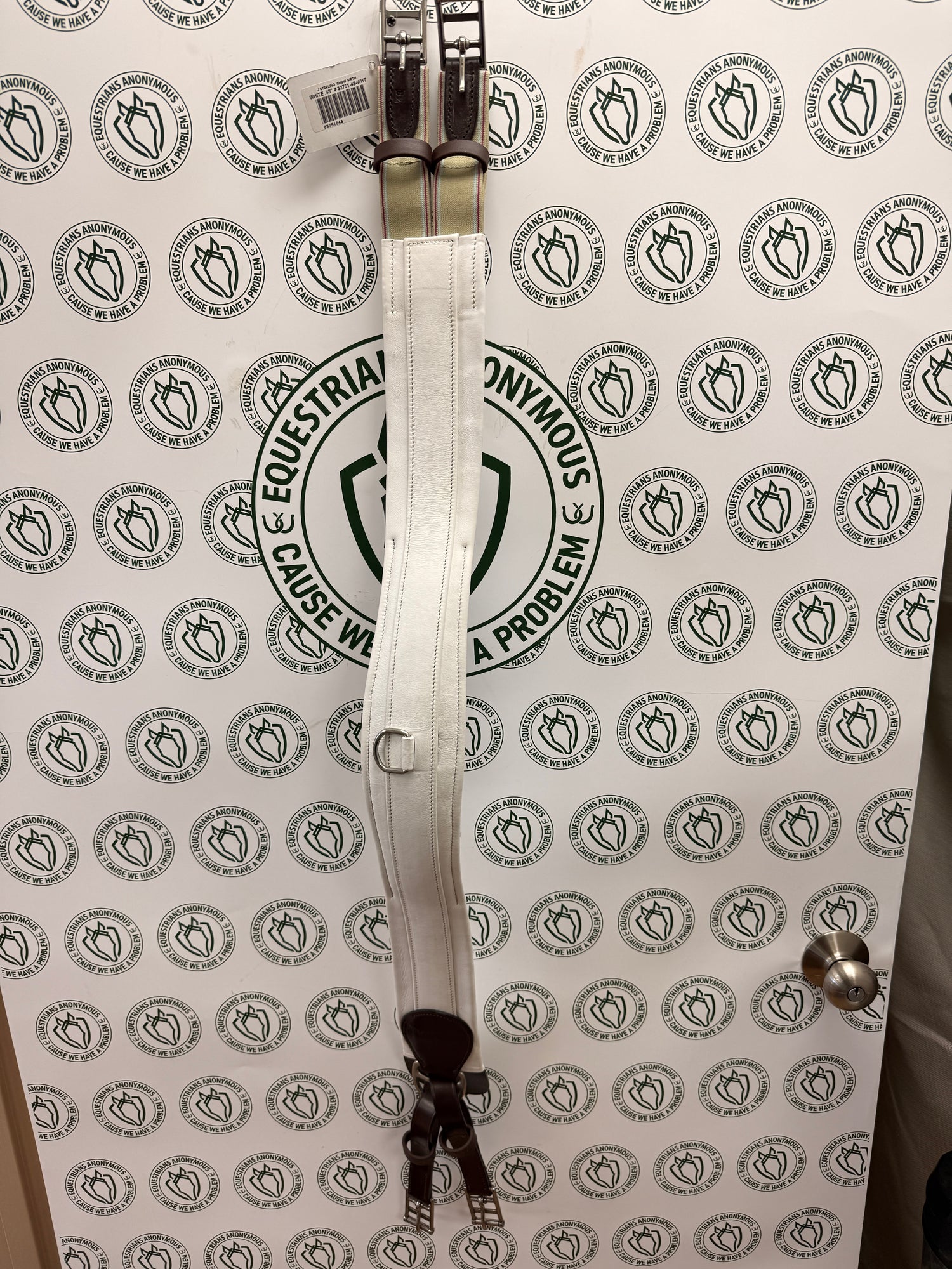 48" J Sterling Show Girth White
