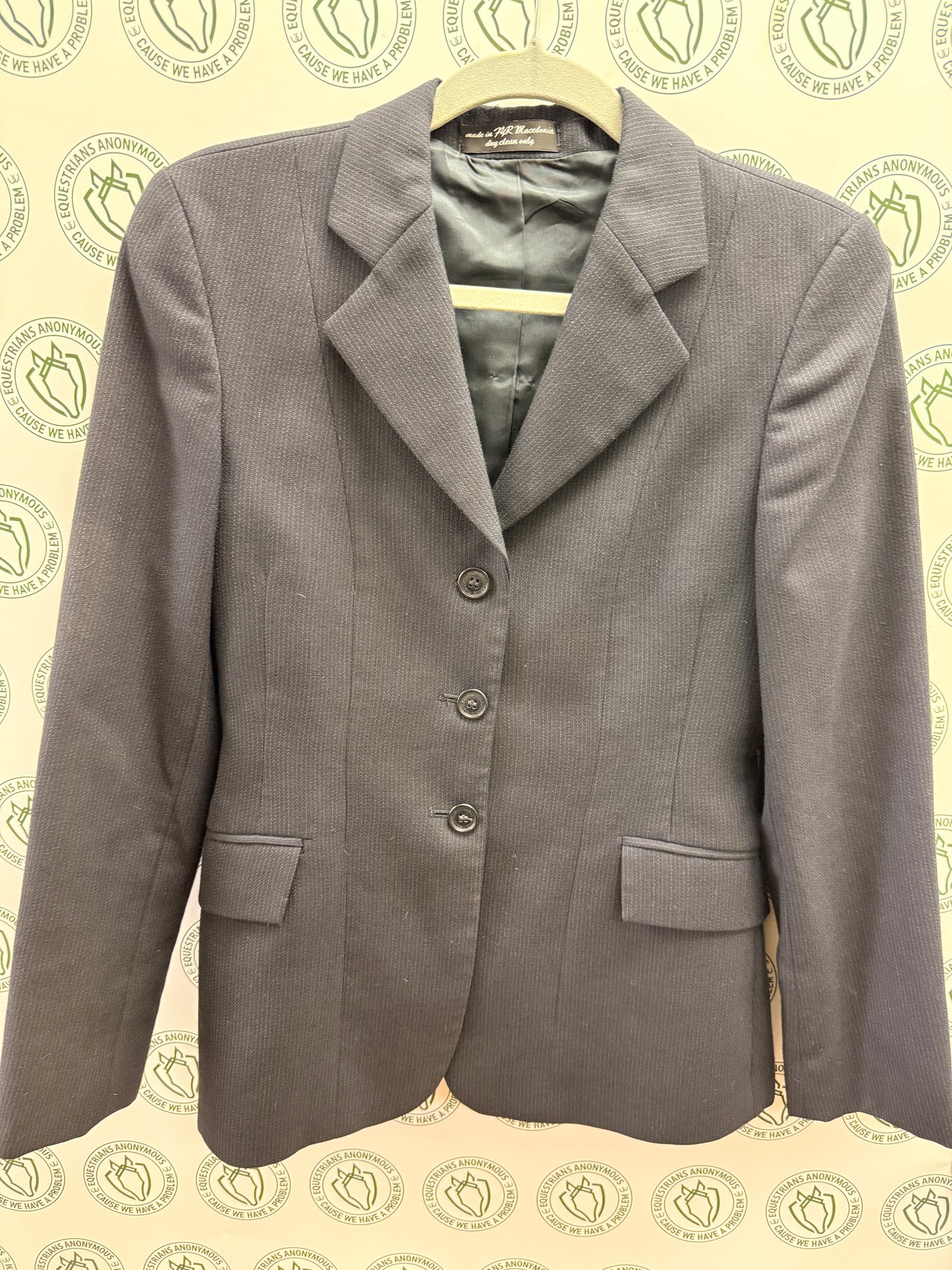 2R women's rj Classics Navy wool Show coat