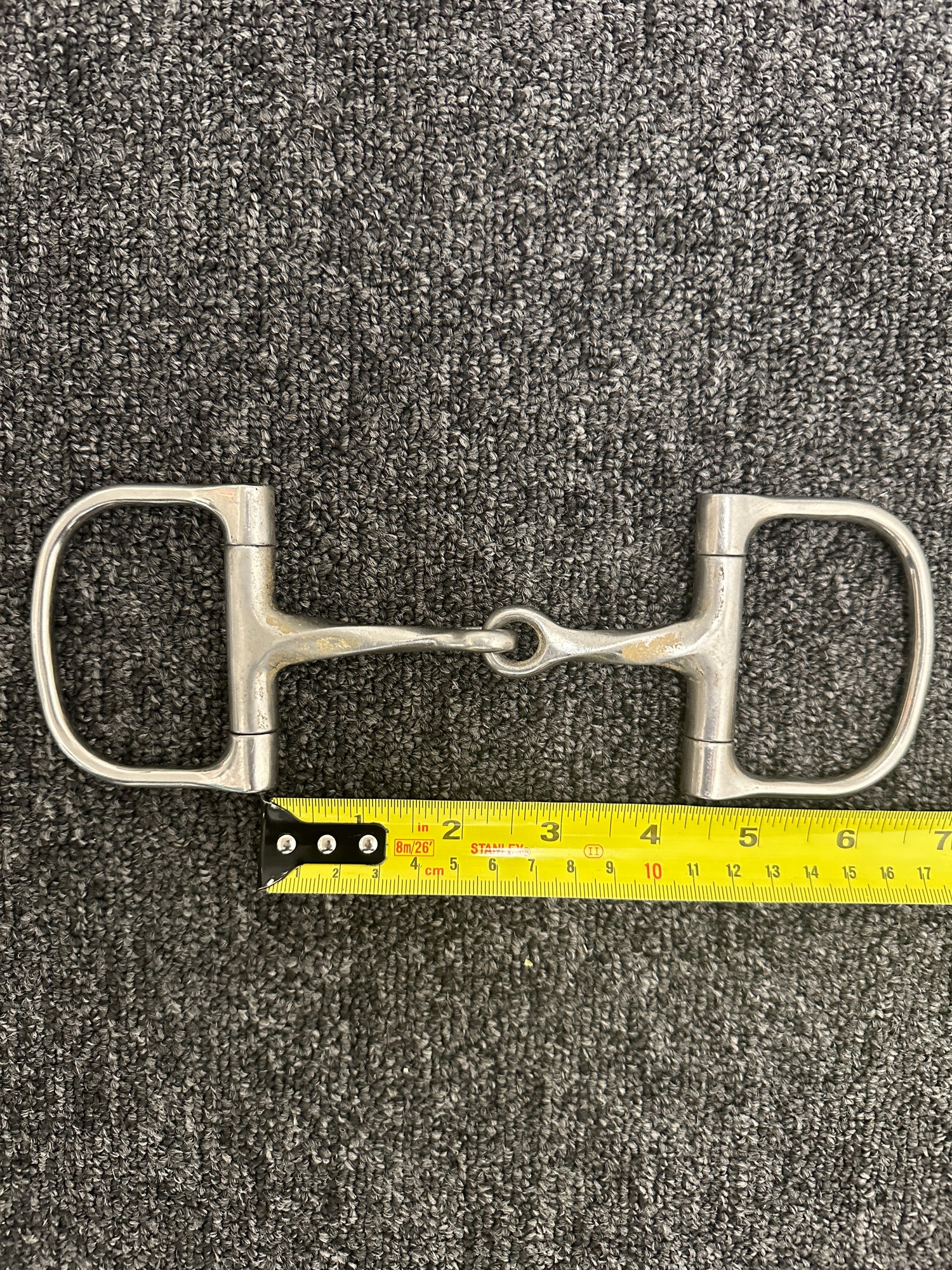 Bit - D Ring Snaffle slow twist Size 4.25 inch
