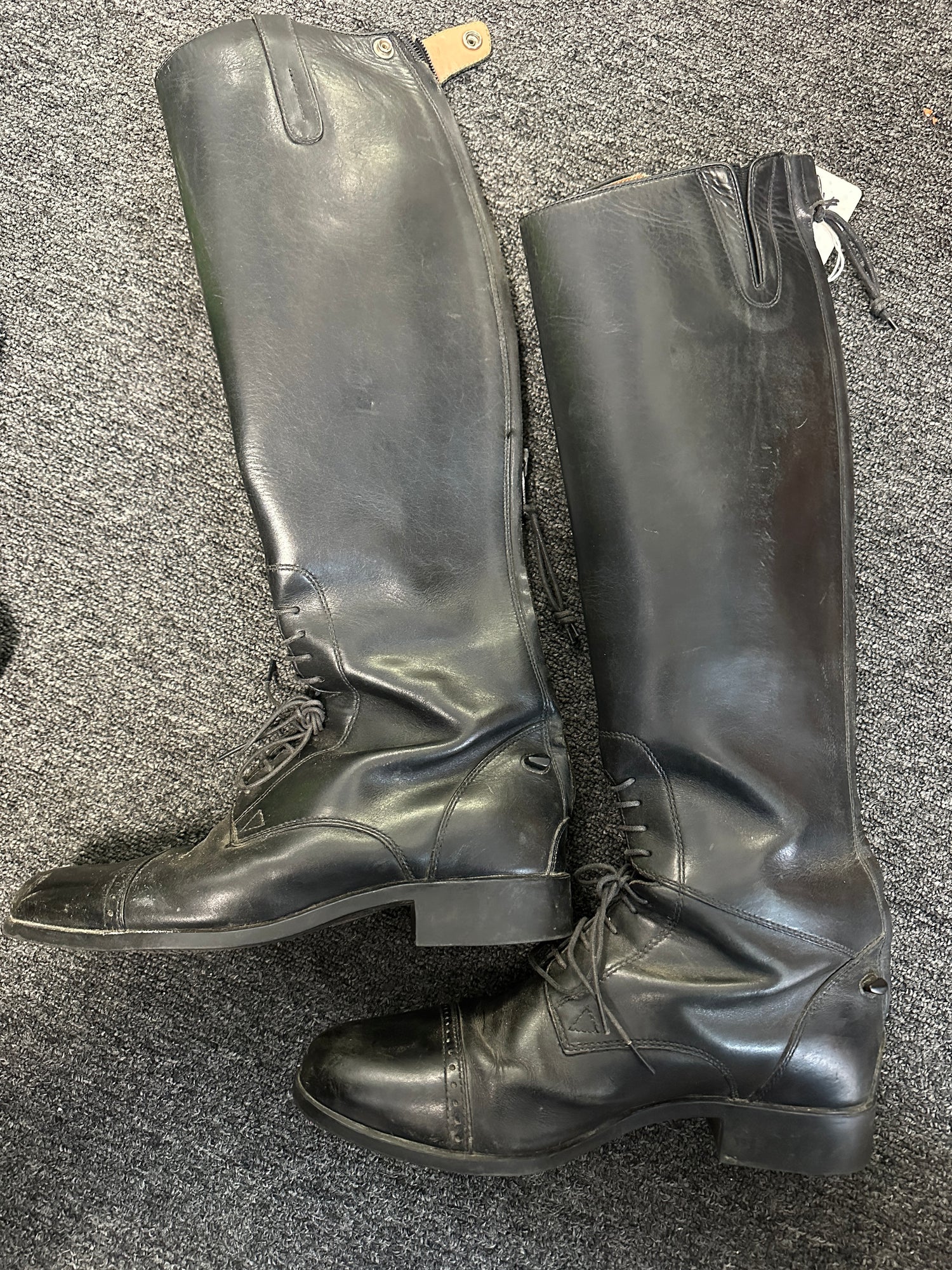 Women's Tall Black Field Boots