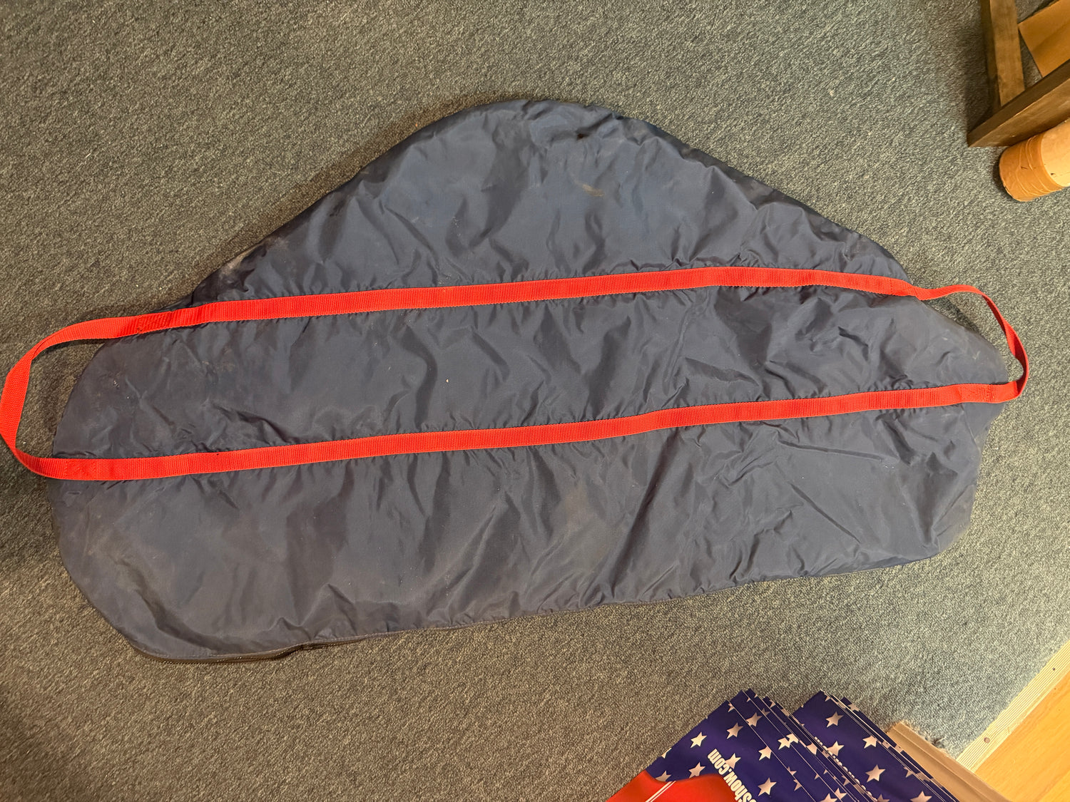 English Saddle Bag for storage lined