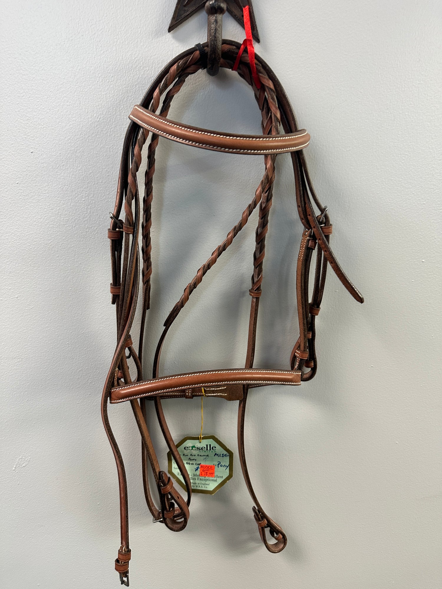 Pony Bridle with Reins Aust. Nut Color