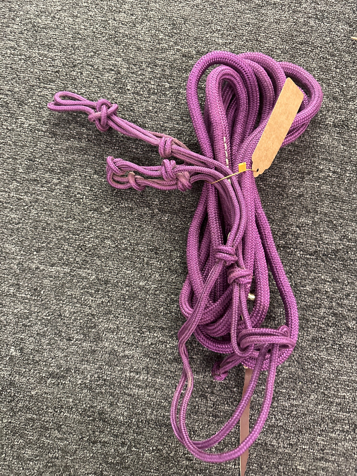 Horse Rope Halter & Lead - Purple