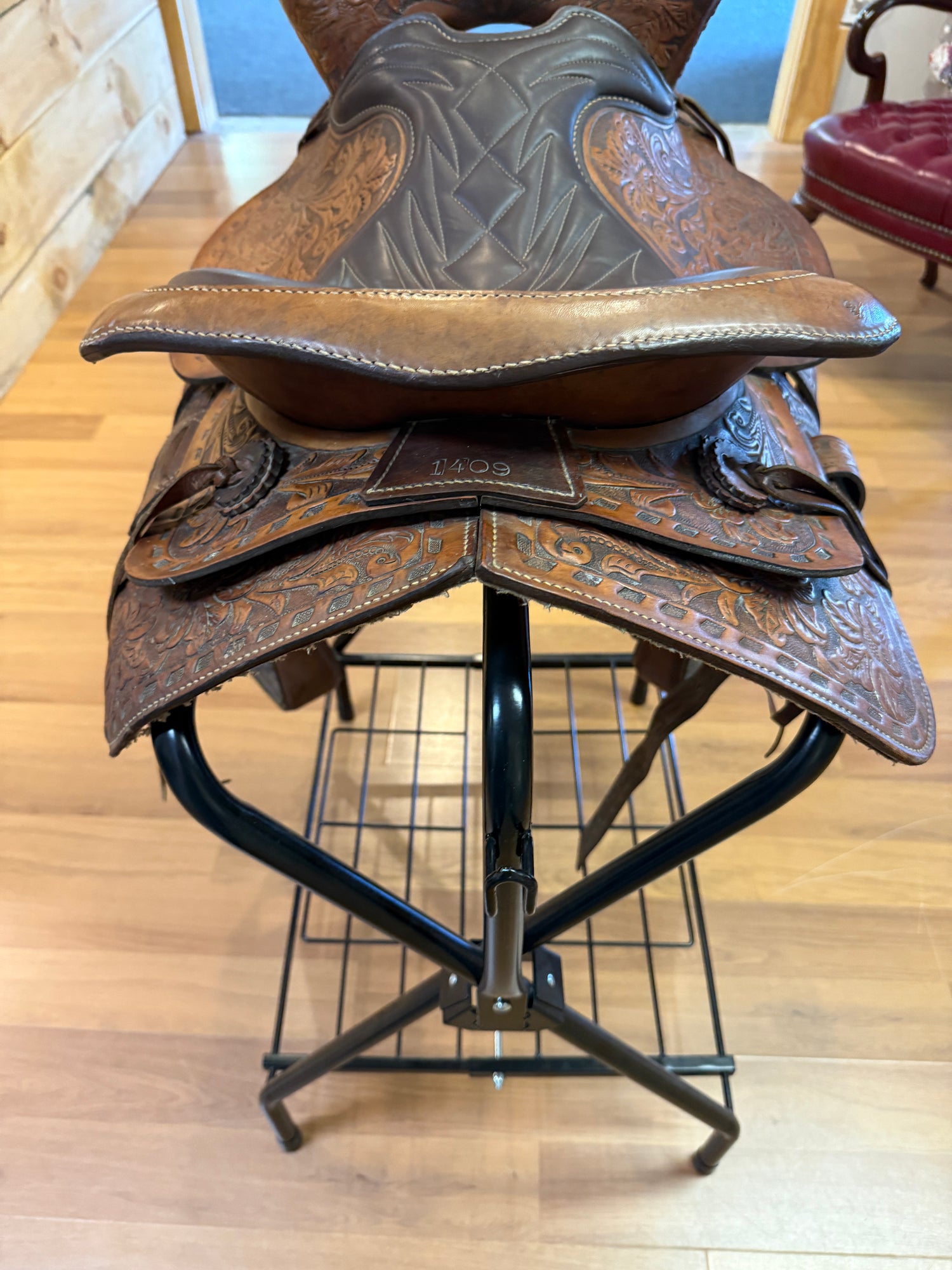 Saddle - Western 15" No Stamp FQHB