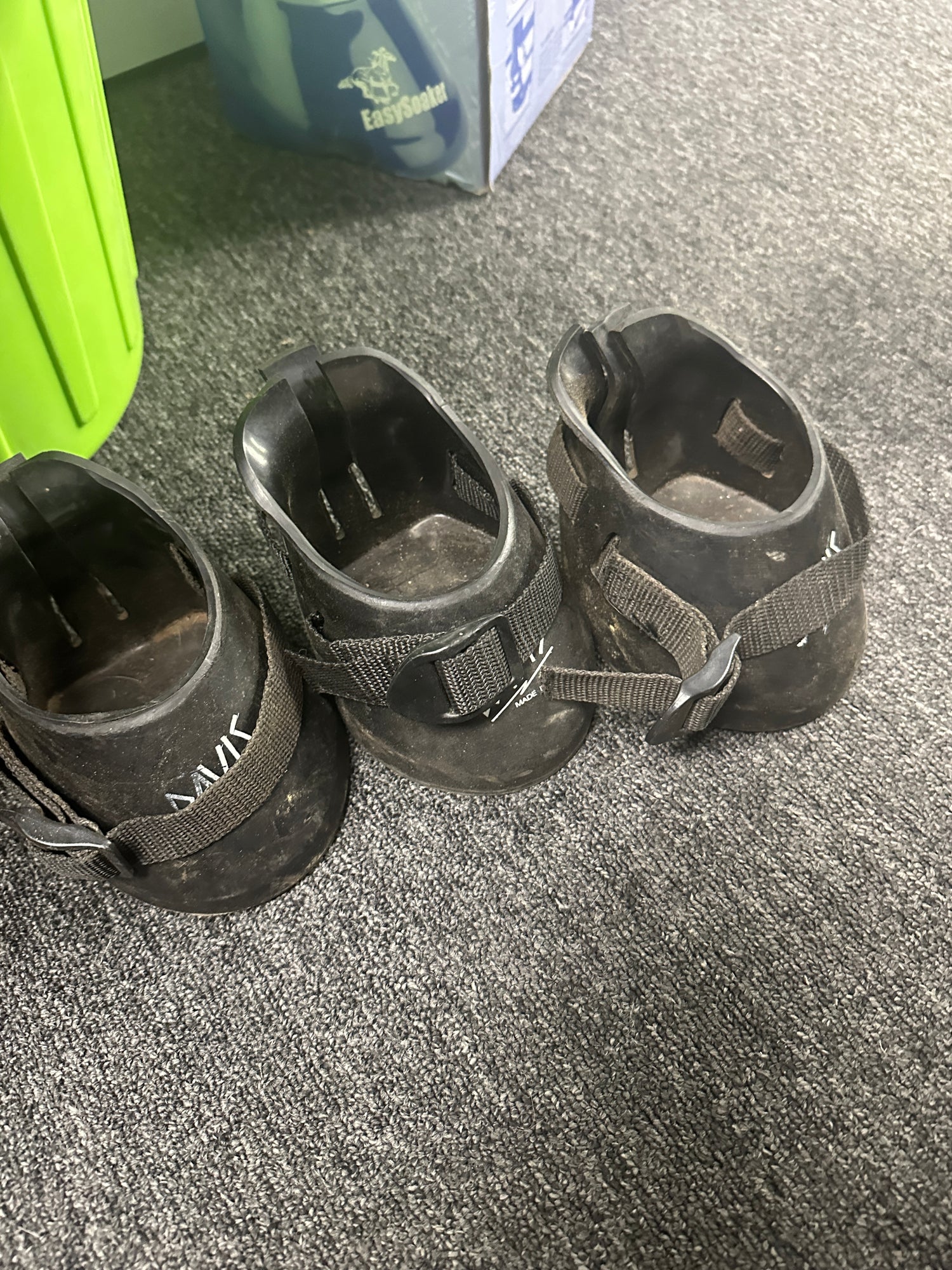 assorted horse boots