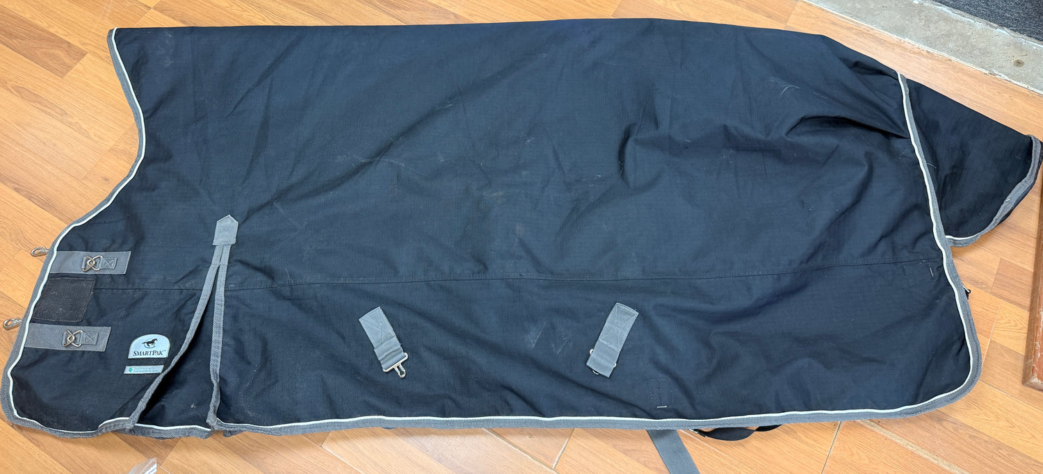 78" Smartpak 360 Gram Mid Neck Turn out Blanket Navy