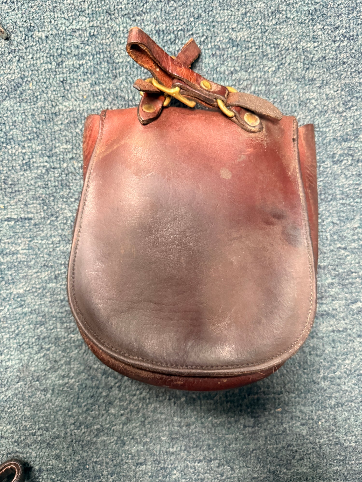 Hunt sandwich case saddle bag leather nice