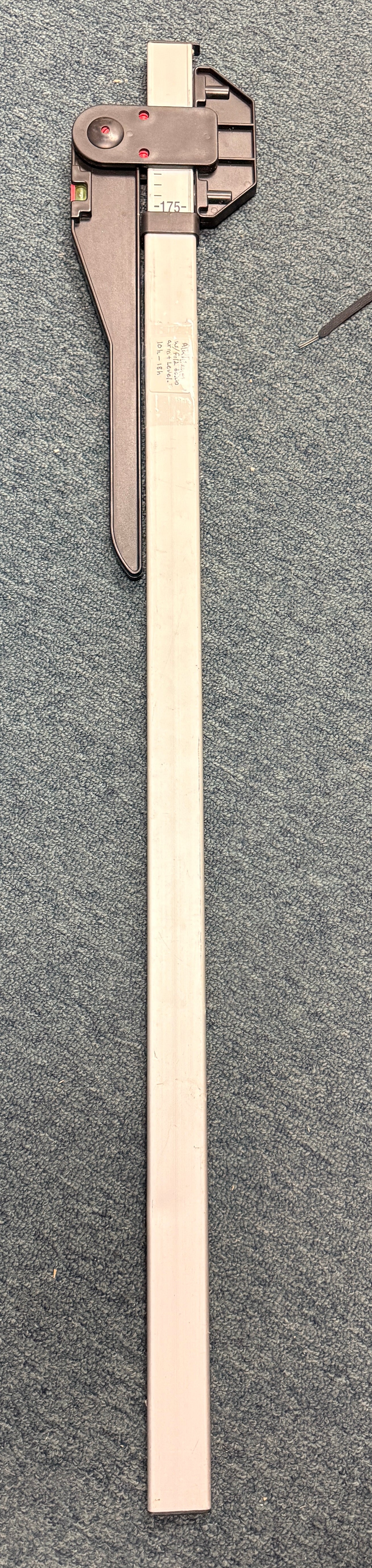Deluxe Aluminum Pony horse measuring stick 10H to 18H