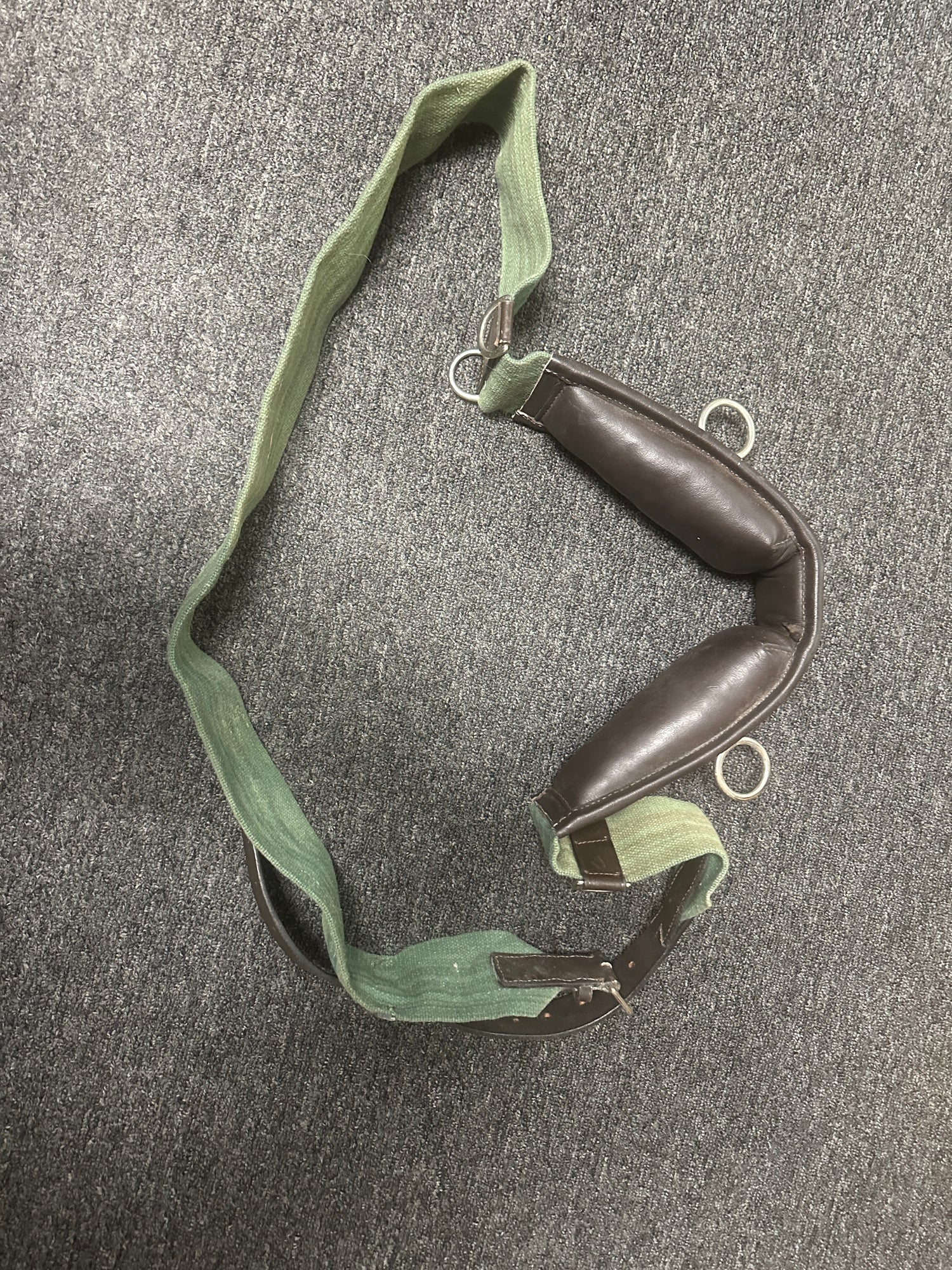 Surcingle horse by Dover Leather and Green Canvas