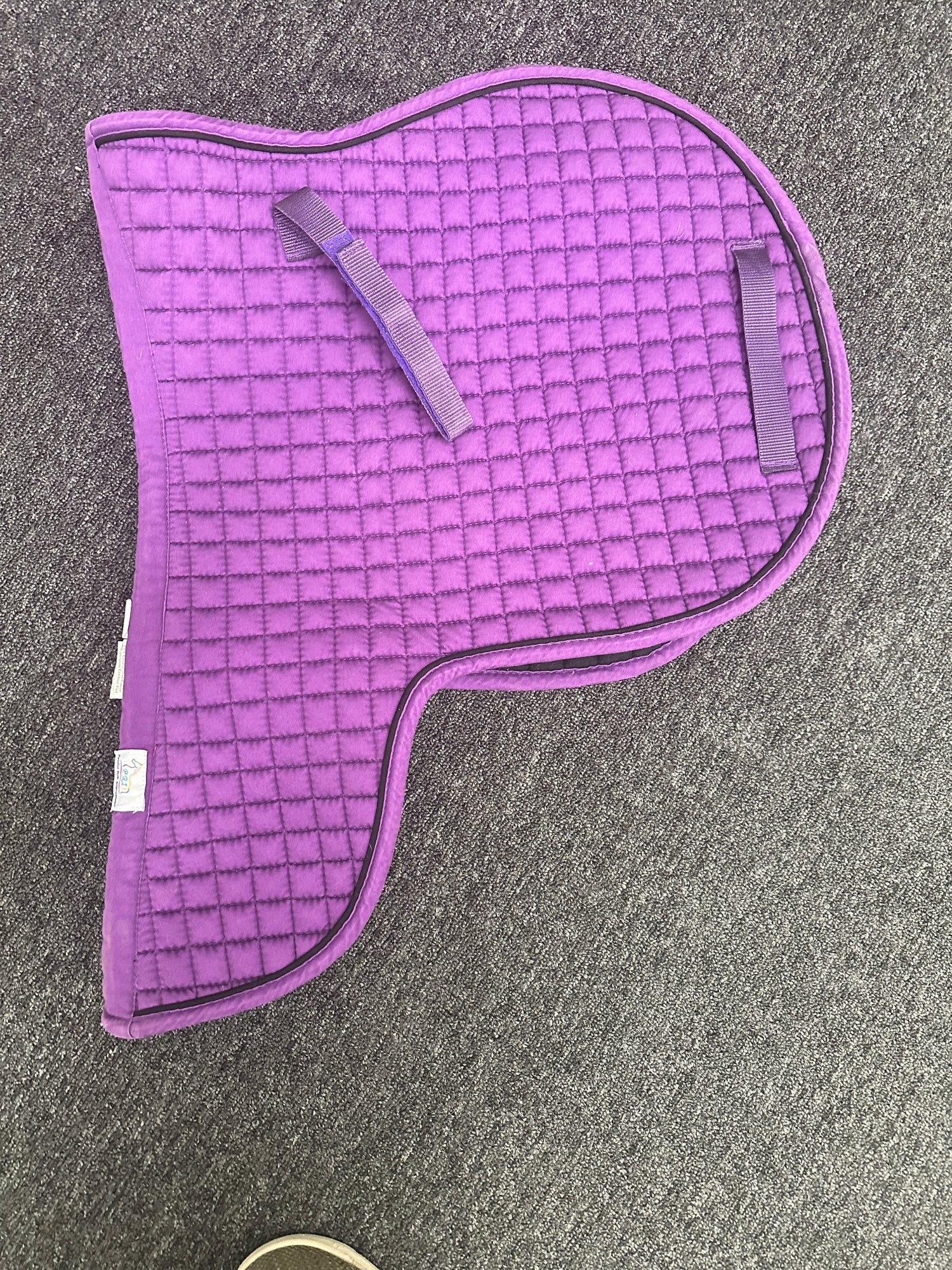 Saddle Pad - English Shaped - Purple