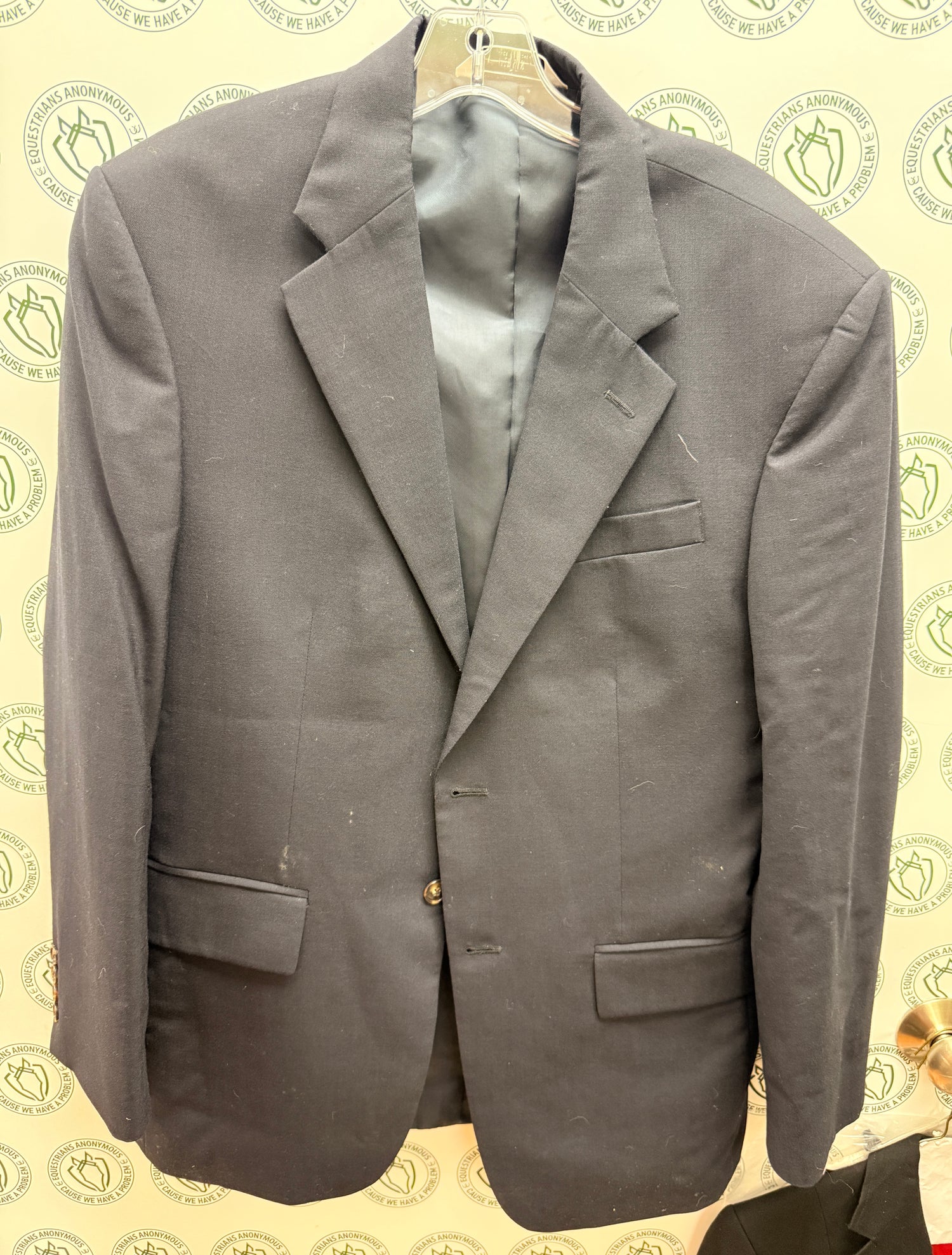40R Men's Navy Coat