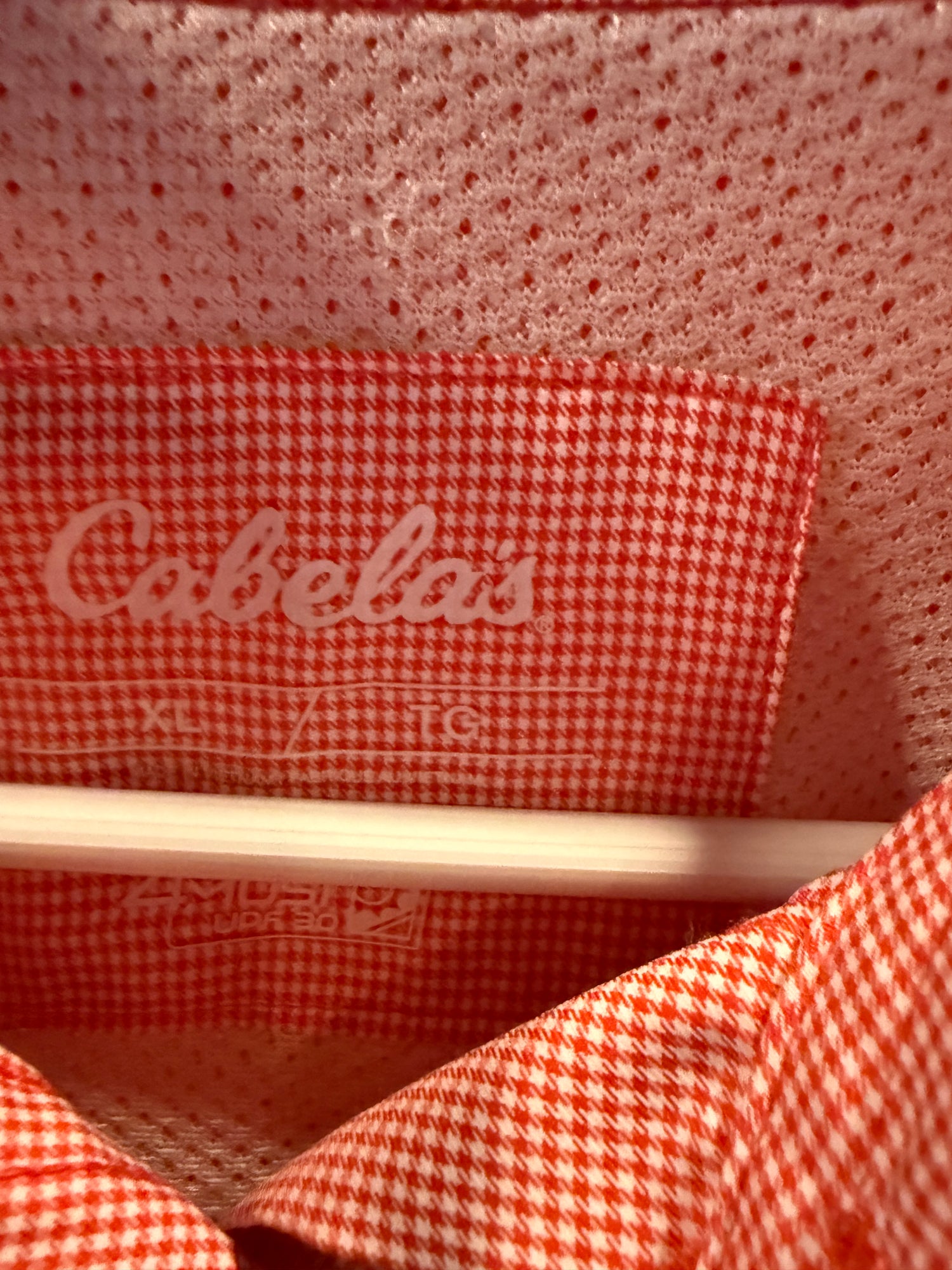 XL Women's Cabelas Red Check Shirt