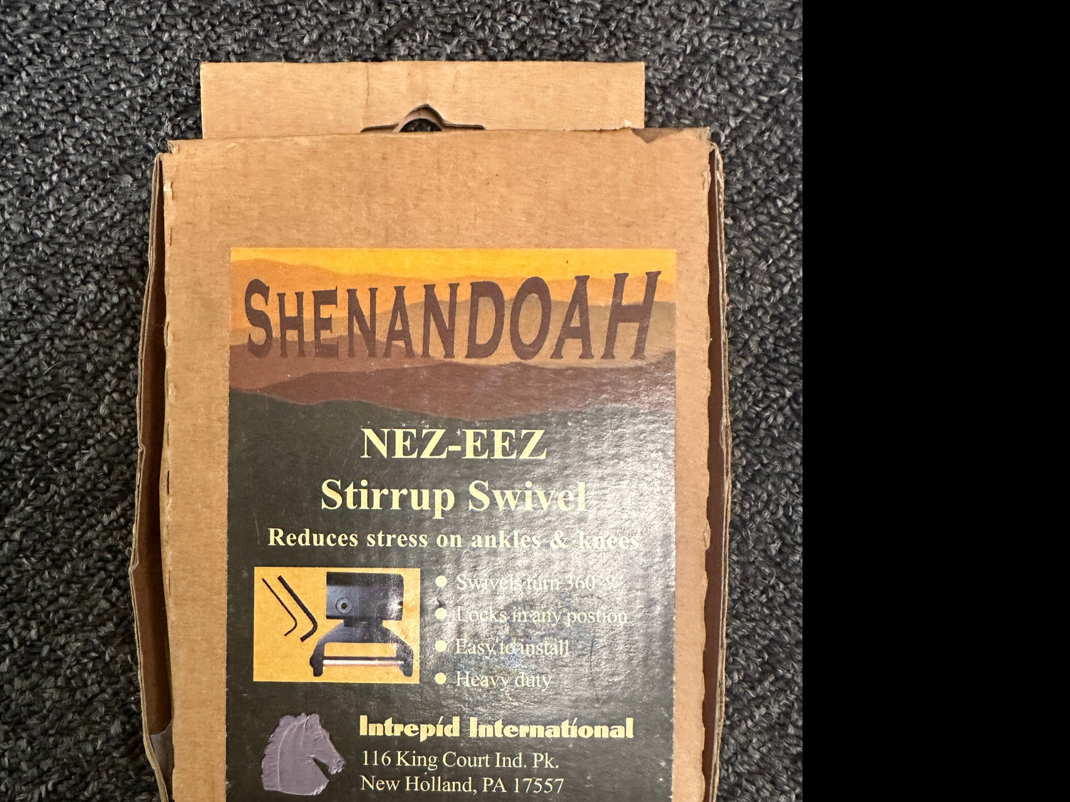 Shenandoah Nez-EEZ Stirrup Swivel for Trail Saddles