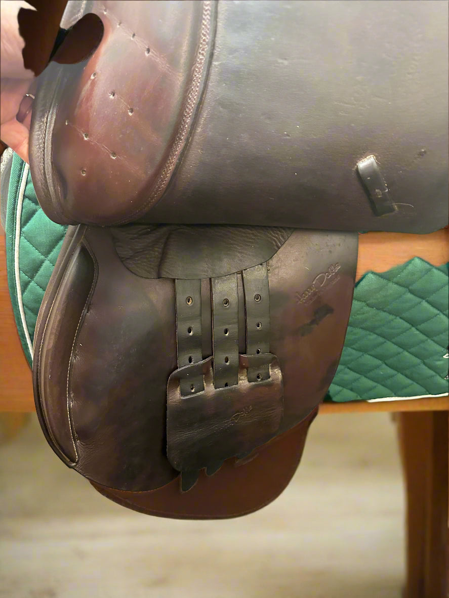 Saddle - English H/J 18" Harry Dabbs True Brit Dk Brown
