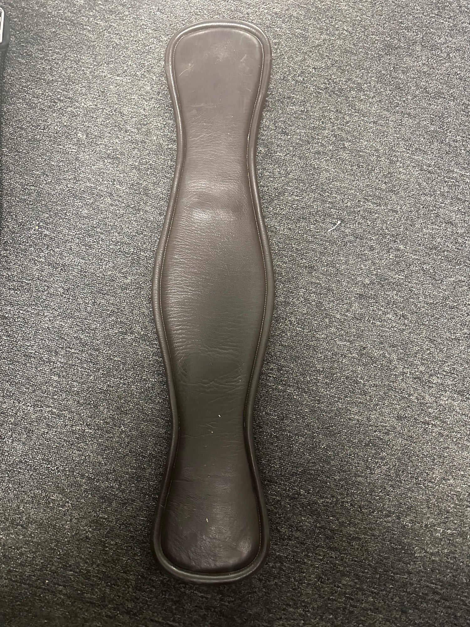 26" Brown Leather wide dressage Girth