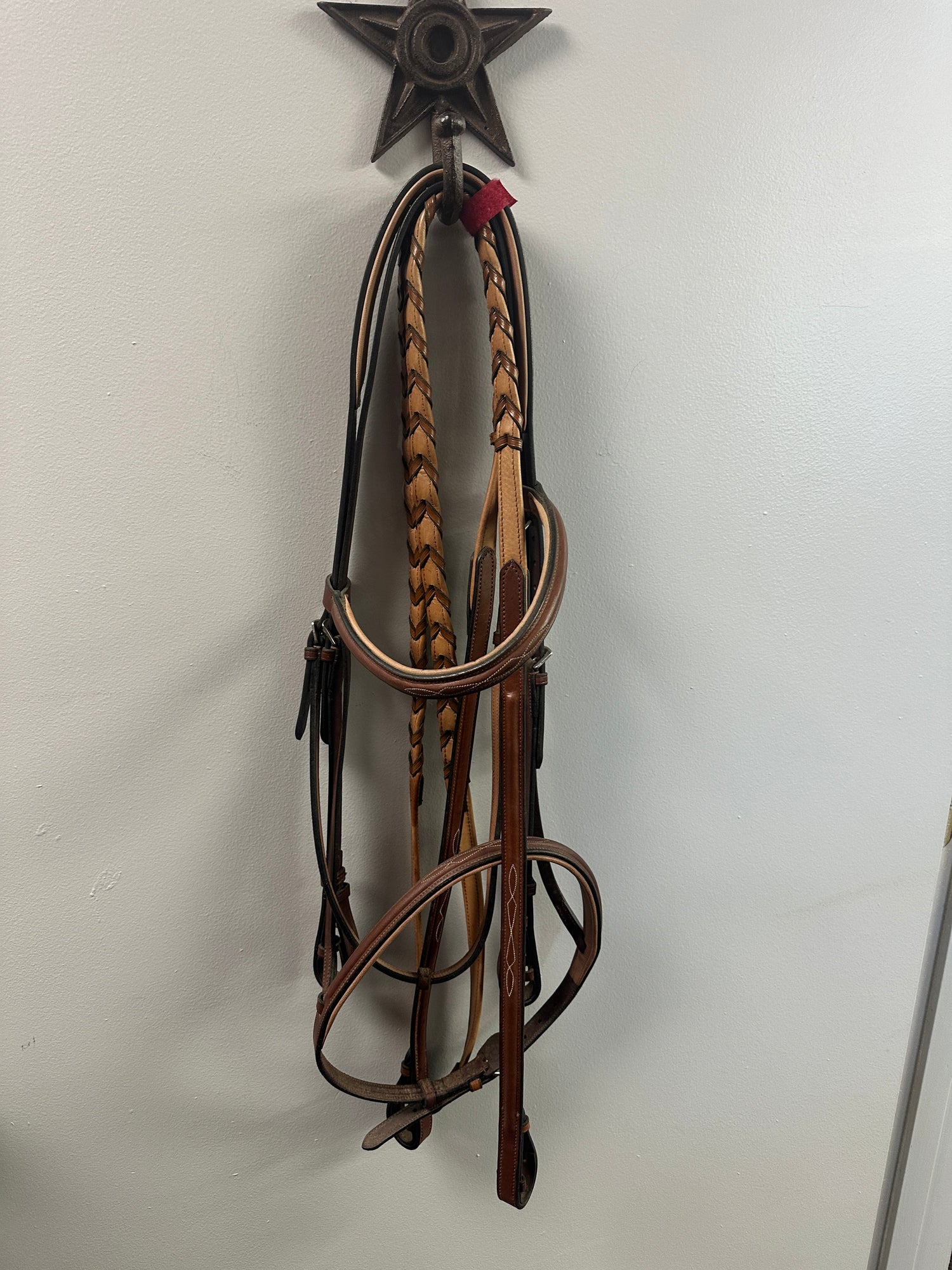 New Aussie Brown Bridles with braided reins