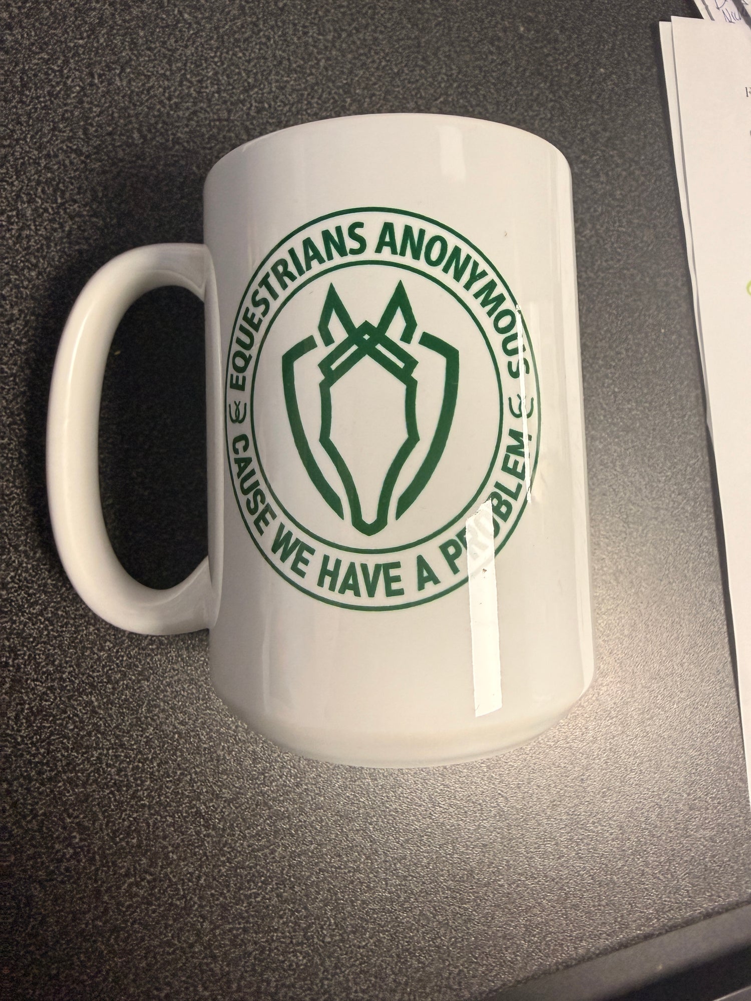 Equestrians Anonymous Coffee mug