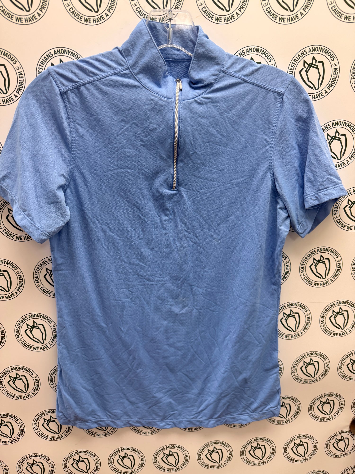 S Ladies Dover Quarter Zip Riding Shirts Short Sleeve